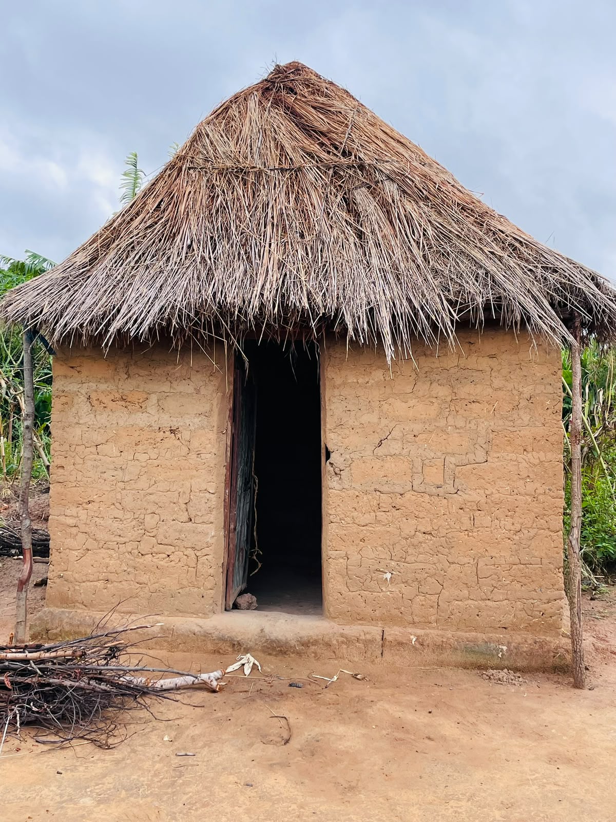 Casa onde vivem as fam�lias atendidas